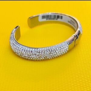 Henri Bendel TUX Elegant Silver Crystal Bracelet/ BRAND NEW
